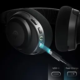 Ігрова гарнітура SteelSeries Arctis Nova 3X Wireless MultiPlatform/Xbox Black (61689) - мініатюра 4