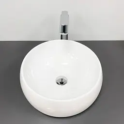 Умивальник VBI Laterza white накладний VBI-015801, Білий - мініатюра 3