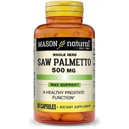 Натуральна добавка Mason Natural Saw Palmetto 500 mg, 90 капсул