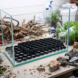 Решітка під ґрунт Kruger Meier Hardscape Grid 60x40 см для захисту дна акваріум - мініатюра 5