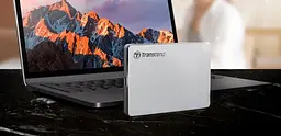 Портативний жорсткий диск Transcend StoreJet 25C3S 1TB USB 3.1 Type-C StoreJet 25C3S Silver - мініатюра 2