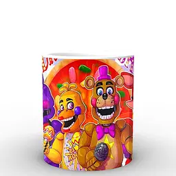 Кухоль GeekLand Five Nights At Freddys П'ять ночей з Фредді постер FN.02.025 330 мл білий - мініатюра 3