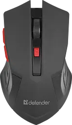 Мишка Defender Accura MM-275 Black-Red (52276)