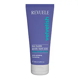 Скраб для тіла Silk Sleek з гліколієвою та молочною кислотами Velvetish Revuele 200 мл