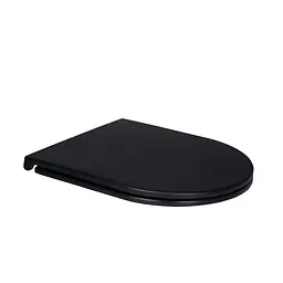 Сидіння для унітаза Qtap (Robin) з мікроліфтом Slim QT99HY2411MB, Чорний матовий