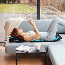 Килимок акупунктурний 4FIZJO Eco Mat XL Аплікатор Кузнєцова з подушкою 72 x 42 см 4FJ0380 Black/Blue (P-5907739313911) - мініатюра 6