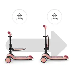 Самокат Kinderkraft Halley 2 Rose Pink (KRHALL02PNK0000) (5902533930173) - мініатюра 4