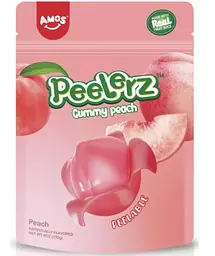 Желейні цукерки Amos Peelerz Gummy Peach 170г