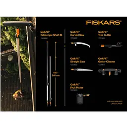 Держак Fiskars QuikFit середній телескопічний (1000666) - мініатюра 5
