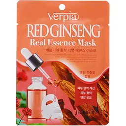Маска тканинна для обличчя Juno Verpia Red Gingseng з екстрактом червоного женьшеню