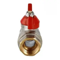 Кран кульовий повнопрохідний Valves 0004 вода 3/4" ВВ PN30 30412 - мініатюра 2