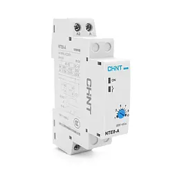 Реле часу CHINT NTE8A480S, на DIN-рейку, затримка відключення-48с-480с, Ue/le: AC-15 240В/0,75А, -5°С~+40°С, 93х66,5х18,5 мм