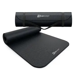 Коврик для йоги Hop-Sport HS-NB015GM NBR 1,5см чорний - мініатюра 6
