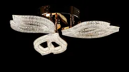 Стельова світлодіодна люстра Splendid Ray L1707/3 LED (FGD), золото, 72 Вт, від 6-15 м² - мініатюра 2