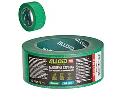 Стрічка ALLOID BUILDING TOOLS 38x40, 140 мкм Стрічка малярська для шорстких поверхонь, зелена 48мм х 40м, 140мкм