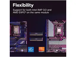 Модуль пам'яті Crucial 64 GB (2x32GB) 6400 MHz DDR5 Pro Overclocking (CP2K32G64C40U5B) - мініатюра 4