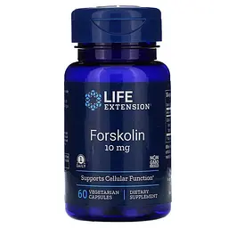 Форсколін, Forskolin, 10 мг, 60 капсул Life Extension vit0001658