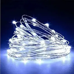 Гірлянда Роса 20м USB 200 LED на прозорій проволоці Білий