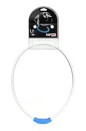 Світлодіодний (LED) нашийник Happet з USB для собак, блакитний, 70 см, L (LE14)