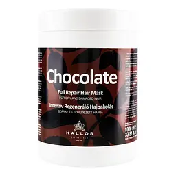 Маска для пошкодженого волосся Kallos Cosmetics Chocolate Mask, відновлююча,1 л - мініатюра 2