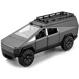 Машинка металева Tesla Cybertruck Camping масштабна інерційна модель 1:24 Тесла Кібертрак