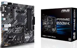 Материнcька плата PRIME B550M-K sAM4 B550 4xDDR4 M.2 HDMI DVI D-Sub mATX Asus teh0018941 - мініатюра 8