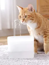 Фонтан для кота Hipidog 1,5 л з фільтром, Білий - мініатюра 5