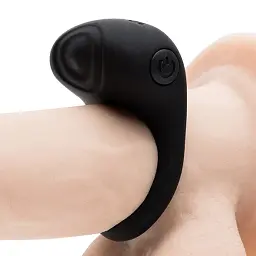 Віброкільце Fifty Shades of Grey Sensation Vibrating Love Ring 6.5 см чорний - мініатюра 5