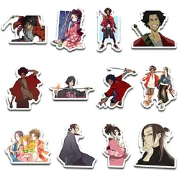 Стікерпак набір наклейок G-Toys Samurai Champloo 45 шт. (SP SC 01) - мініатюра 3
