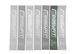 Гумка для фітнесу EasyFit №6 сіра (EF-1813-6) - мініатюра 4