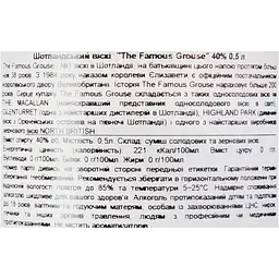 Віскі The Famous Grouse 40% 0.5 л - мініатюра 6