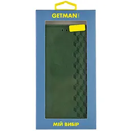 Шкіряний чохол-книжка Getman Cubic (PU) для Motorola Edge 70 Fusion / 70 Fusion+ Зелений - мініатюра 4