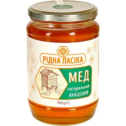 Мед натуральний Рідна пасіка Акацієвий 900 г (941801) - мініатюра 2