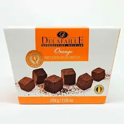 Цукерки трюфель Delafaille Orange 200г.