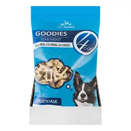 Ласощі для собак 4Dog Goodies м'які кісточки для тренування з бараниною та рисом 150 г - мініатюра 4