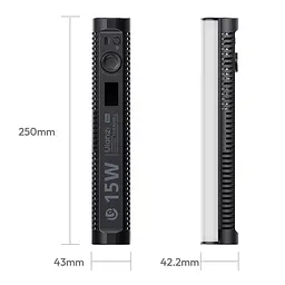 Лампа Ulanzi B15RGB 15W Tube Light (L208) - мініатюра 8