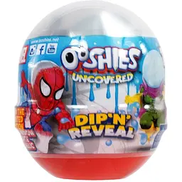 Фігурка-сюрприз Pop Top Ooshies Cool Things у капсулі, що змінює колір Марвел 20997, 10 видів в асортименті