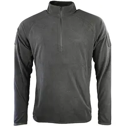 Флісова кофта Kombat UK Alpha Mid-Layer Fleece L Чорна (1000-kb-amlf-blk-l)