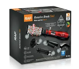 Фен-щітка для волосся Rotative Brush RAF R416 ∙ Брашинг для укладання волосся з насадками 5 в 1, 1200Вт - мініатюра 3