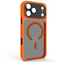 Чохол до мобільного телефона Armorstandart Unit-C MagCase SE Apple iPhone 17 Pro Max Orange Black (ARM86321)