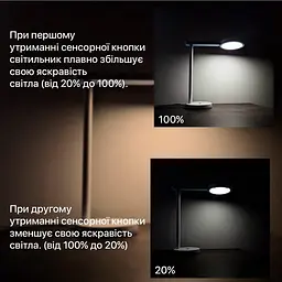 Світильник настільний LED TEO 10W 4200К блакитний Violux ( 540701 ) - мініатюра 5