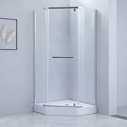 Душова кабіна Lidz Dozorca SC90x90.CRM.LOW.TR, скло прозоре 6 мм, Хром, Універсальна, прозорий - мініатюра 6