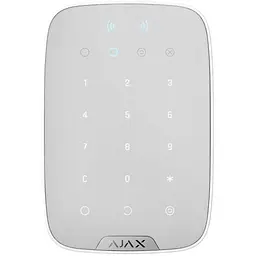 Клавіатура до охоронної системи Ajax KeyPad Plus біла