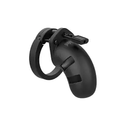 Пояс вірності ManCage Model 20 Silicone Cock Cage (чорний) - мініатюра 2