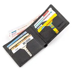 Чоловічий шкіряний гаманець (ST159) ST Leather 11,5х9,5х2 см acs0015159 - мініатюра 3