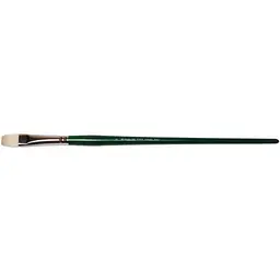 Пензель щетина плоска Kolos Classic 2402F № 6 довга ручка 10