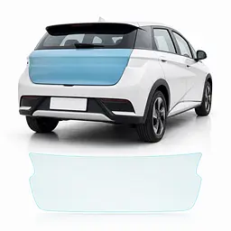 Антигравійна захисна бронеплівка за лекалами для BYD Dolphin I 2021-2024 - зона кришки багажника