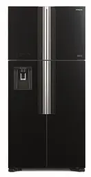 Холодильник з верхньою морозильною камерою Hitachi R-W660PUC7GBK чорне скло (R-W660PUC7GBK)