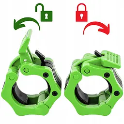 Замки для олімпійського грифа 4FIZJO Quick Release 50 мм 2 шт 4FJ0521 (P-5907739317391) - мініатюра 6