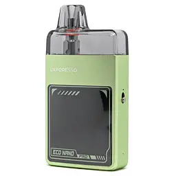 Підсистема електронна сигарета POD System Vaporesso ECO Nano Pro 1000mAh 6ml Kit Emerald Green (18104) - мініатюра 2
